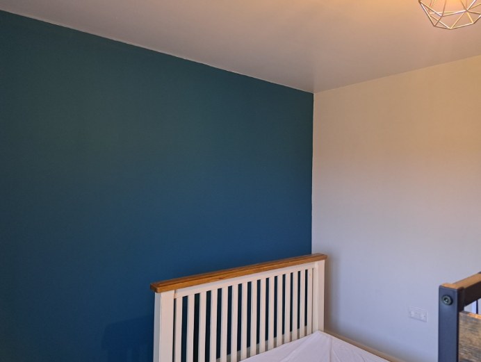 Fresh interior finish — recent painting work